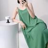 Suspender small fresh cotton and silk nightdress women's summer thin sleeveless lazy style loungewear high-end sense holiday dress