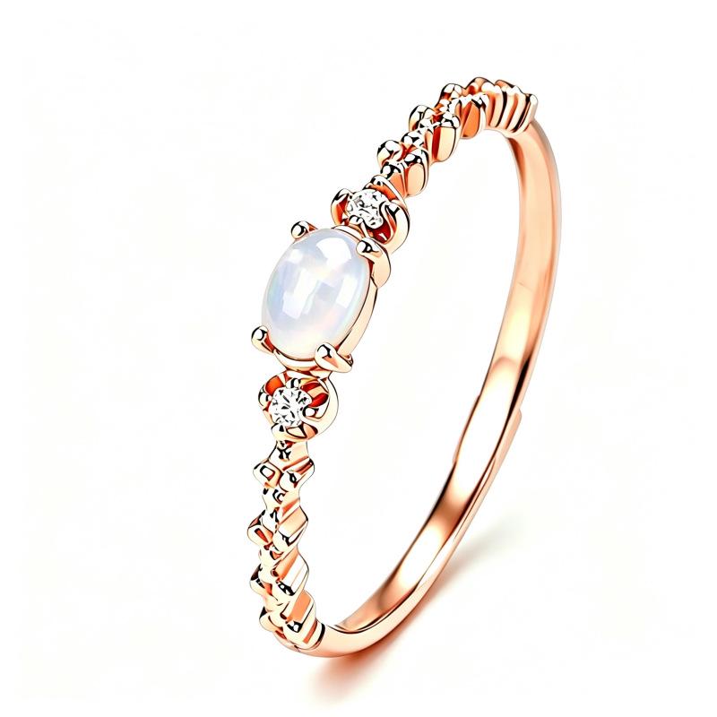Twelve Zodiac S925 Sterling Silver Adjustable Ring with Colorful Gemstones for Women