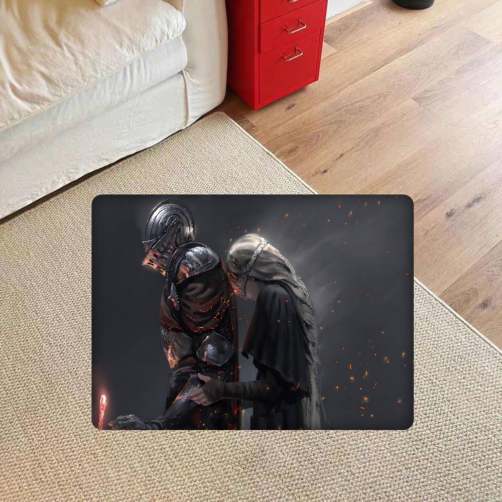 Dark Souls Room Mats Non-Slip Laundry Room Mat Laundry Decor Balcony Child Living Room Household Carpets