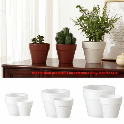 Round Planter Mould Silicone Plaster Mold Creative Flowerpot  Molds  For DIY Potted Plants