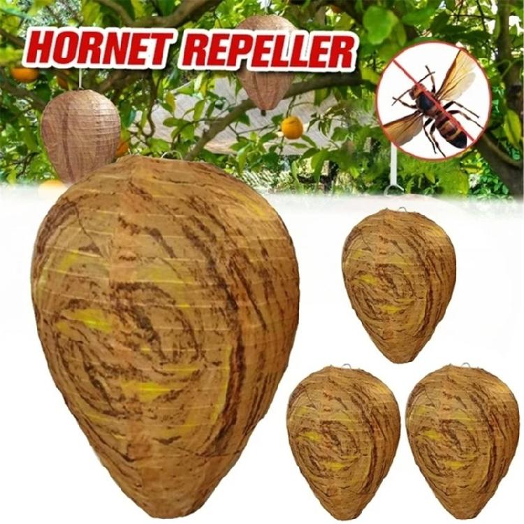 Deterrent Realistic Wasp Paper Repellents Safe Fake Trap DrivesBeehives Lanterns