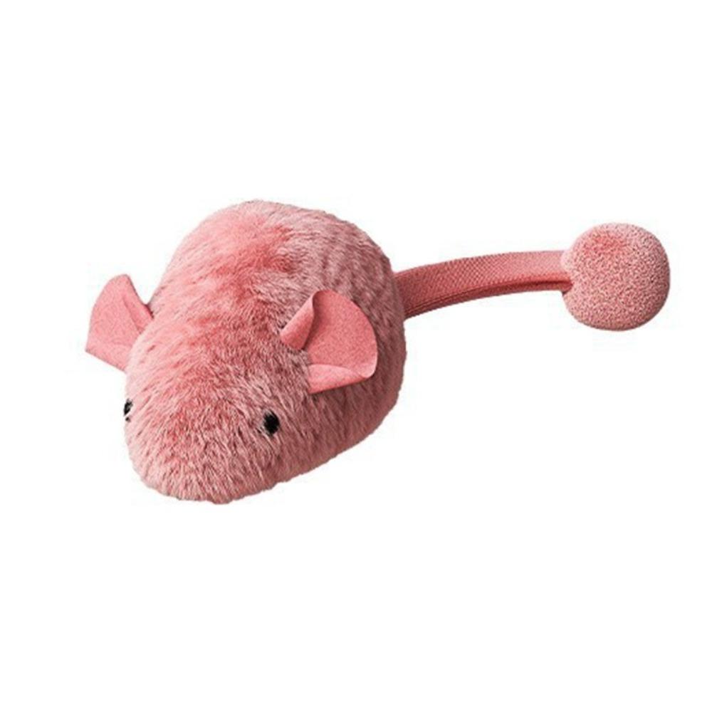 

Simulation Mouse Interactive Mouse Cat Toys Bite Resistance Automatic Chirping Interactive Cat Toy Relieve Boredom Soft рожевий