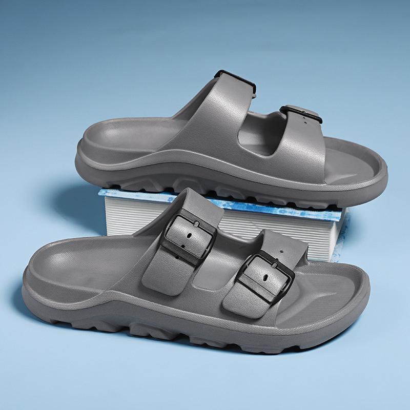 Men's slippers fashion step on shit slippers for men Home sandals Thick Bottom Soft EVA Women's sandals summer 2024 Beach Shoes