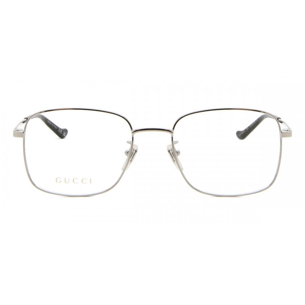 

Gucci Gg1355oa Asian Fit 003 Men Eyeglasses Ruthenium Silver/54-18-145