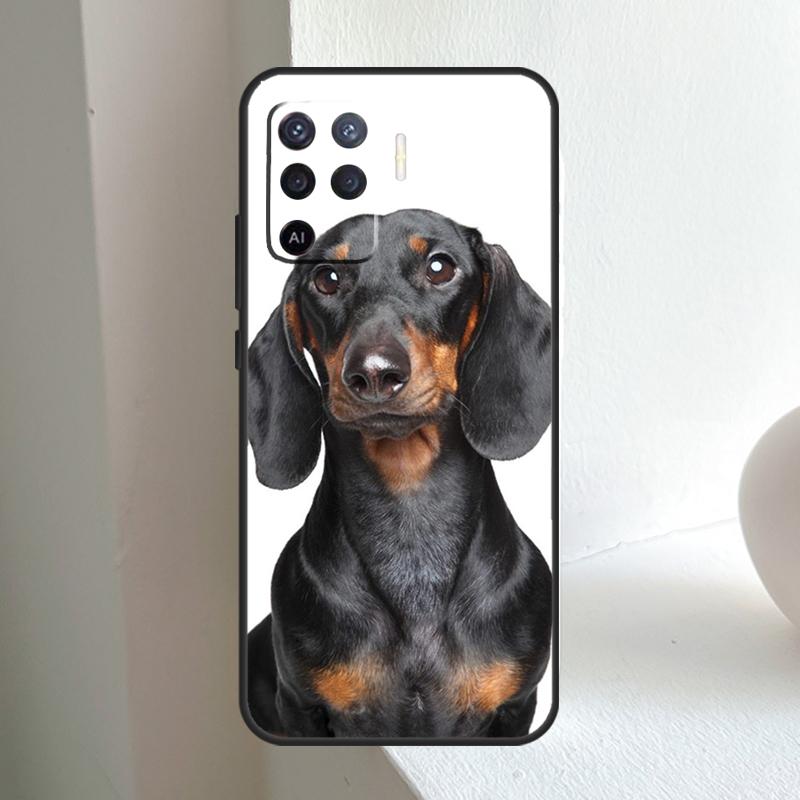 Dackel Hund Für OPPO A80 A60 A40 A5 A6 Pro A15 A17 A57 A16 A76 A96 A18 A38 A58 A78 A98 A54 A74 A94 Hülle