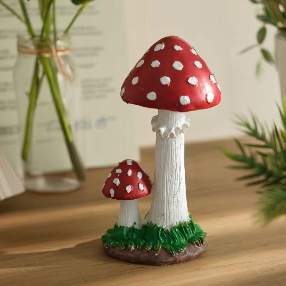 DIY Artificial Mushroom Ornament  for Villa Landscape Courtyard Kindergarten and Lawn Decoration