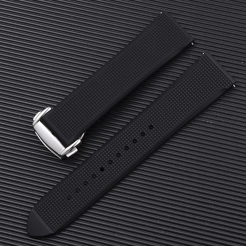 

Классический 16 18 19/20/22/24 мм узор шин силиконовые ремешки для часов резиновый быстросъемный ремешок для умных часов для женщин и мужчин универсальный браслет 22mm