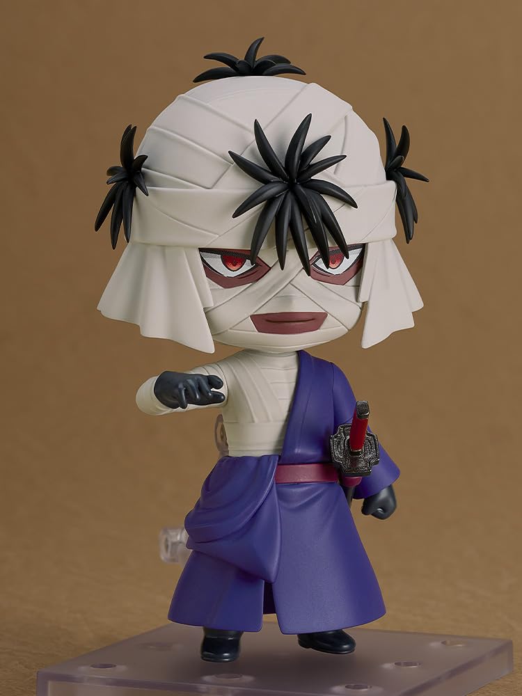 GOOD SMILE COMPANY Nendoroid Rurouni Meiji Schwertkämpfer Romantische Geschichte Shishio Makoto Kunststoff Bemalt Bewegliche Figur Kenshin Nicht-Maßstab