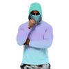 Herren Sommer Langarm Hoodie UPF50+ Sonnenschutz Schnelltrocknend Fitness Sportshirt Leicht Atmungsaktiv Outdoor Activewear