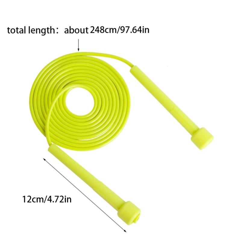 Adjustable PVC Skipping Rope Thicken Speed Jump Rope Weighted Jump Rope