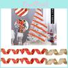 Elegant Red Gold Foil Christmas Tree Ribbon Perfect For Festive Holiday Decor And Crafts