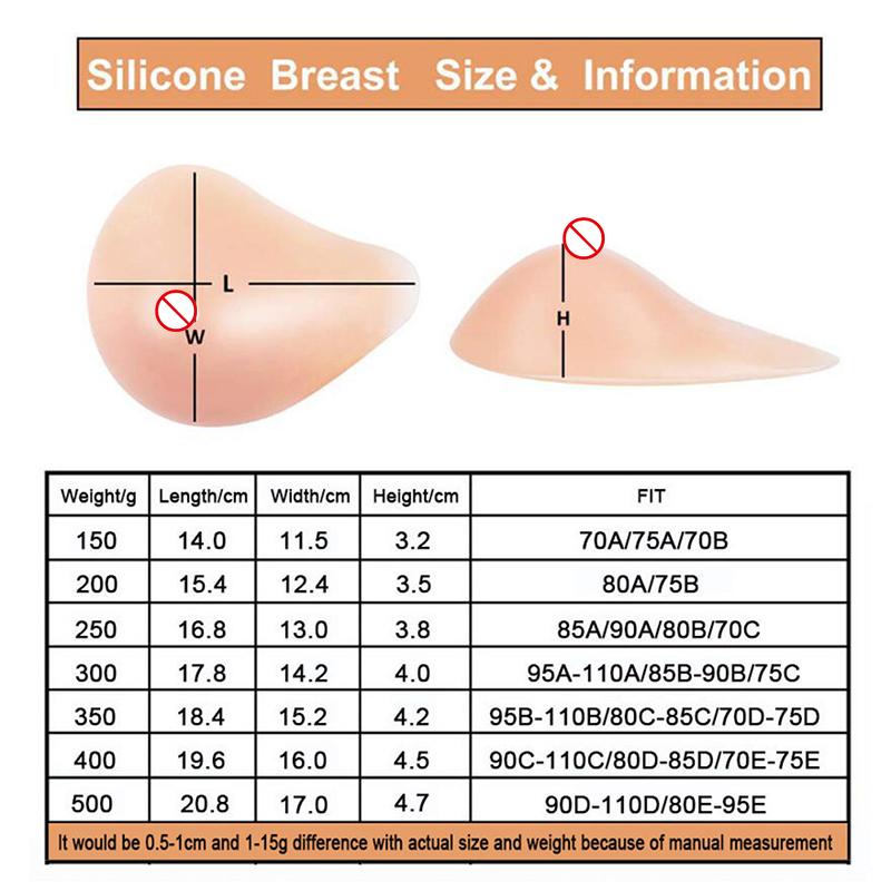 1 Stück Spiralförmige Postoperative Silikon-Prothese Künstliche Konkave Brustvergrößerungspads Prothese für Mastektomie