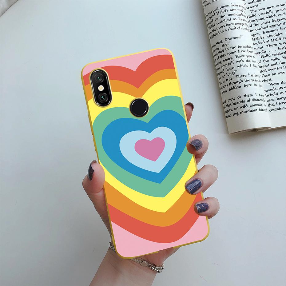 for Xiomi Xiaomi Mi A2 Lite Case Cover Daisy Flower Painted Soft Silicone Phone Case for Xiaomi Mi A2 A 2 MiA2 Lite Bumper Coque