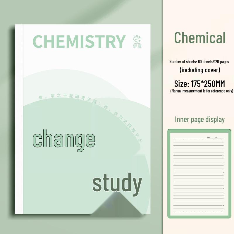 B5 Mehrfächerhefte: Komplettset für Politik, Geschichte, Englisch und Chemie - Perfekt für Schüler der Mittelstufe, Oberstufe und Studenten
