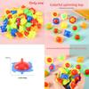 Colorful Handheld Spinning Top With Durable Plastic Material For Children