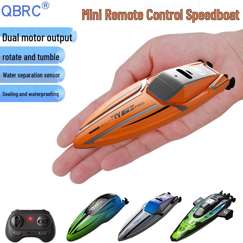 

Cross-Border Rechargeable Mini Stunt Remote Control Speedboat for Kids & Teens