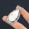 Natural Scolecite Gemstone Pendant 925 Sterling Silver Indian Jewelry For Women