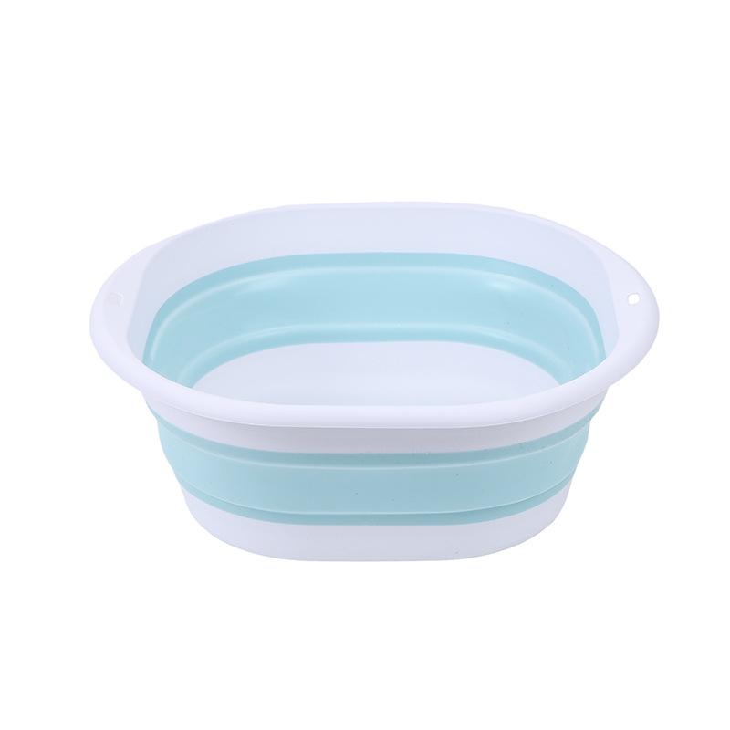 Vasca per pediluvio pieghevole, vasca portatile in plastica per pediluvio, per uso domestico, lavabo multiuso