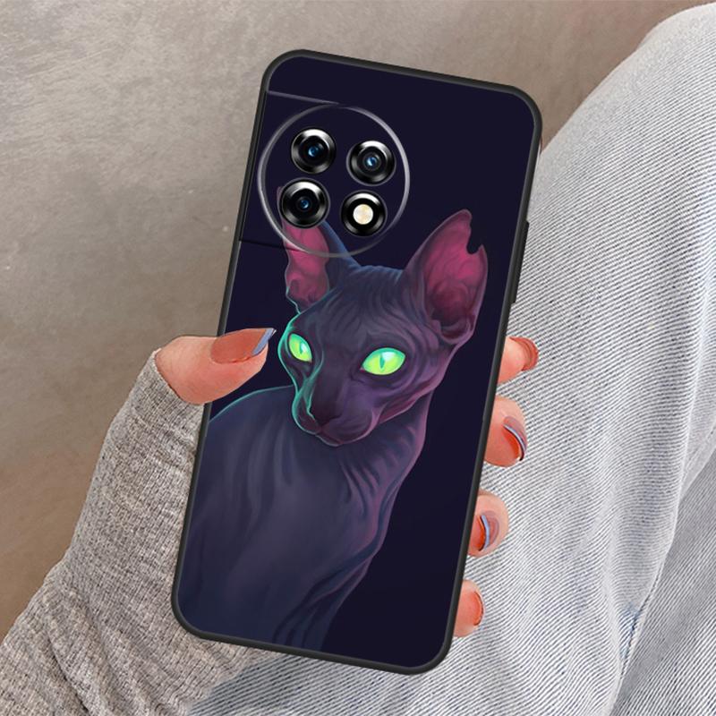 Sphynx Sphinx Cat Cover For OnePlus Nord 4 CE 2 3 Lite N30 N20 N10 OnePlus 13 12 11 10 Pro 8T 10T 12R 13R Case