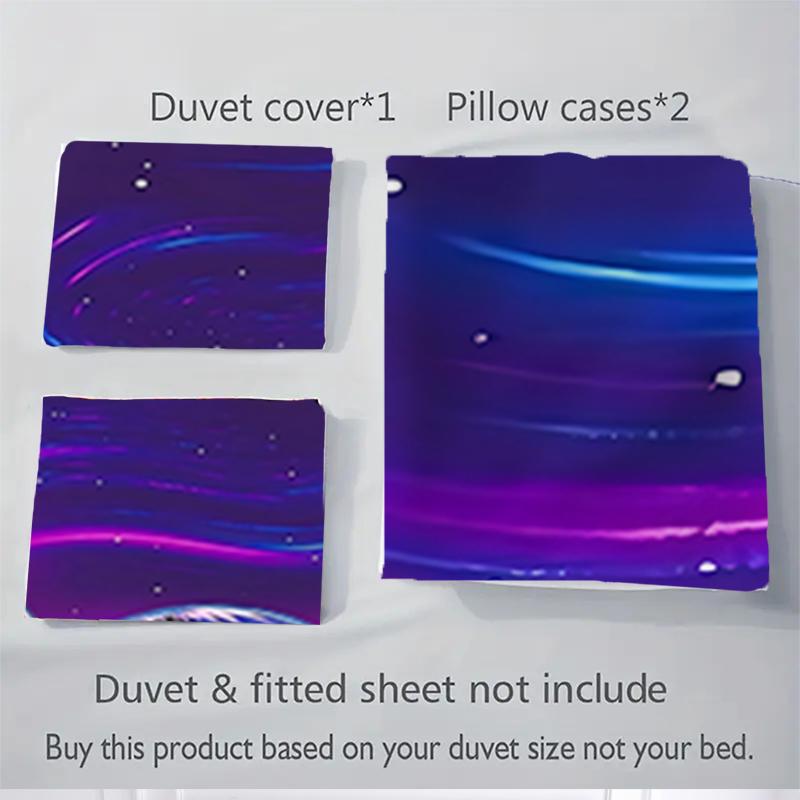 3Pcs Galactic Fashion Heroes Bedding Sets For All Sizes New 3D Printed Bed Cover Comforter Duvet Cover Pillowcase Bedroom Decoration