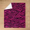 Pink Zebra Print Blanket Soft Fleece Throw Cozy Living Room Decor Animal Pattern Bed Cover Fashion Home Textile