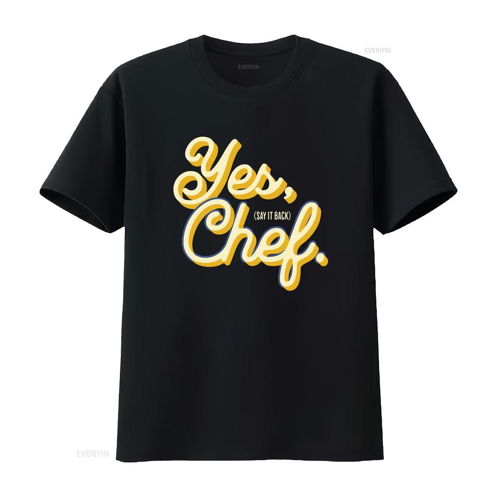 Ja Chef T-Shirt Inspiriert von der TV-Serie The Bear Vintage Gewaschen Bequem Stilvoll Lässig Streetwear Dehnbar Unisex Herren