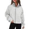 Women's Solid-color Fashionable Long-sleeved Top Coat