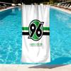 Hannover 96 Football Print Beach Towel Design, Soft, Lightweight. for Home Bathroom, Spa, Pool, Yoga, Surfing, Camping, Gift for Family, Friend