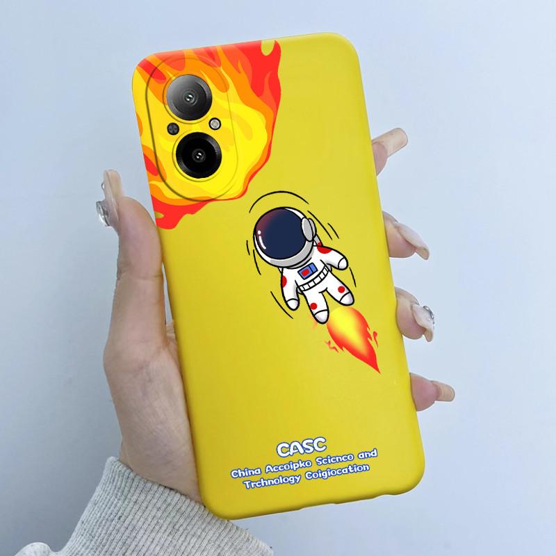 For Realme C67 4G RMX3890 Phone Case Butterfly Flower Girl New Design Soft Silicone TPU Back Housing for Oppo RealmeC67 Covers