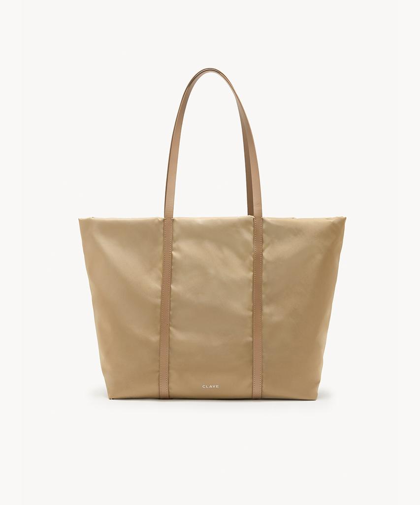 Clave Amelia Beige Tote Bag