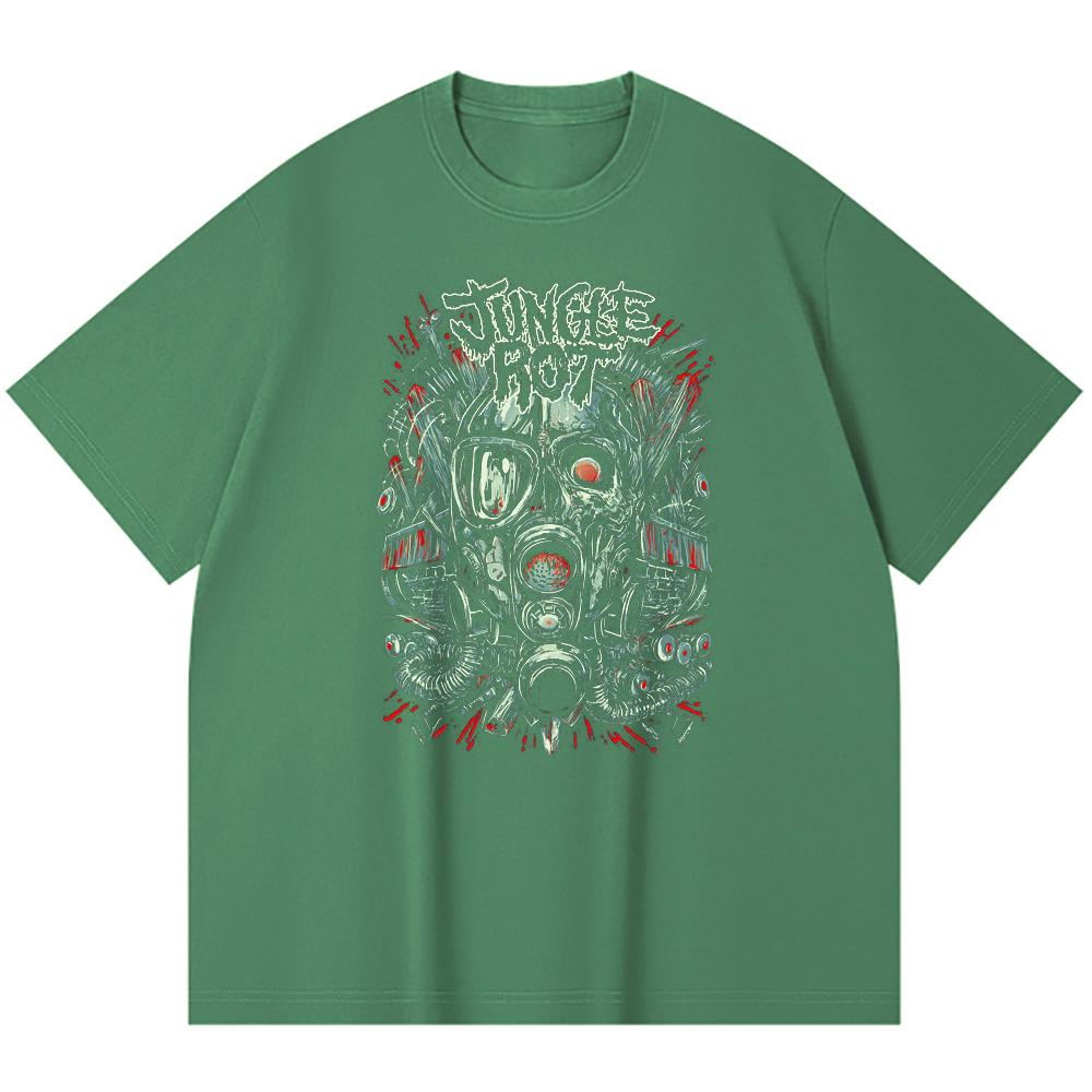 T-shirt Heavy Metal 100% Cotone 230 Gsm Stampa Band Rock Musica Popolare Unisex T-shirt Pesante in Cotone