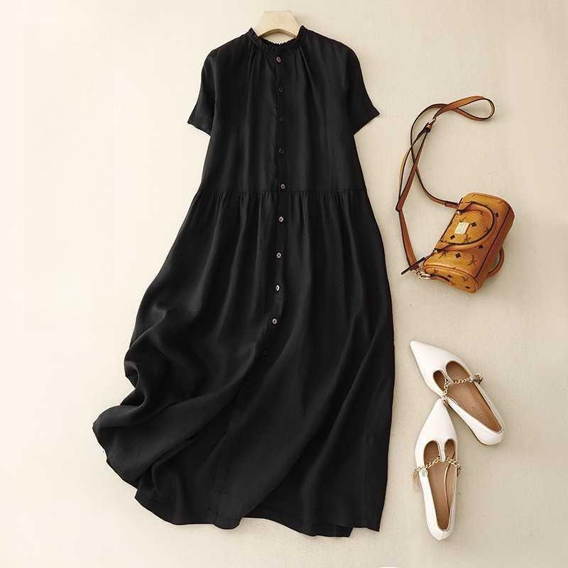 Women's Geometric Print Cotton Dress