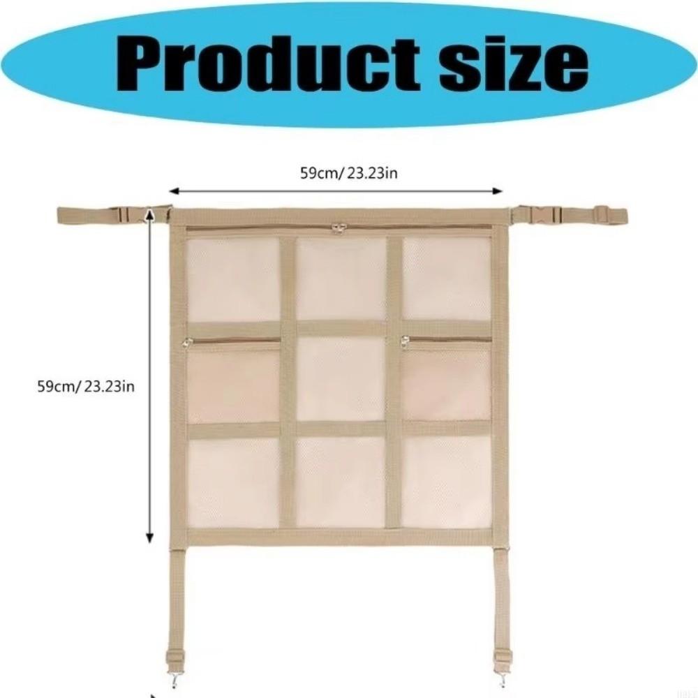 Sturdy Durable Car Storage Net Elastic Edge Car Seat Protective Net Car Pet Barrier Trunk Seat