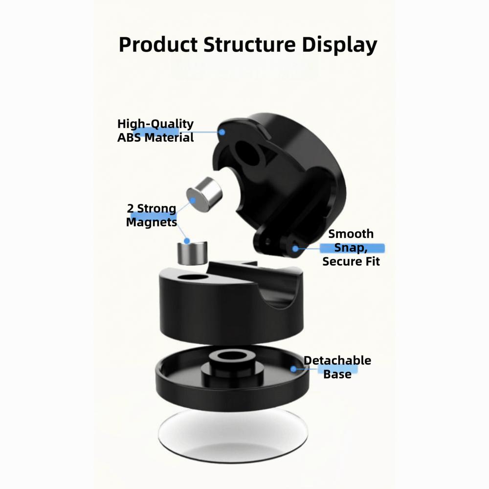 3Pcs Magnetic Cable Organizer Adhesive Cable Management Wire Arrangement Cord Holder  Under Desk
