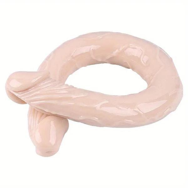Çift Kafa Yapay Penis Kadın Su Geçirmez ve Esnek Yetişkin Oyuncakları Yetişkin Ürünleri
