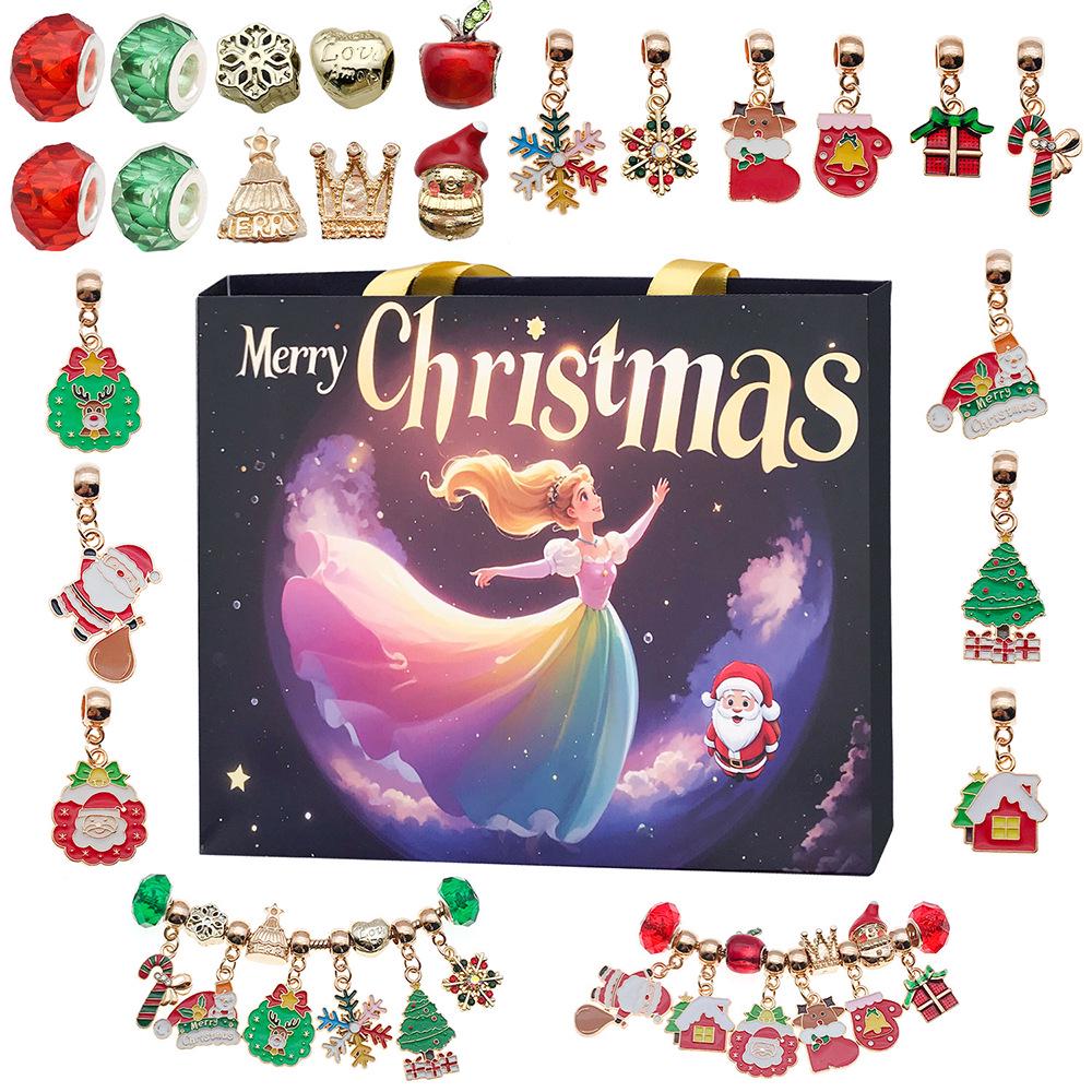 Christmas Runaway Princess DIY Bracelet Blind Box for Kids