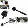 Premium 3 In 1 Barbecue Bbq Oven Grill Bristles Cleaning Stiff Brush Scraper Cleaner For Effortless Maintenance