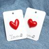 Sweet Love Lapel Pin DIY Jewelry Accessories Lover Gift Red Heart Badge Pin  Clothes Accessory