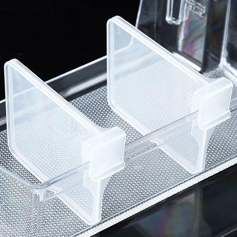 10Pcs Fridge Organiser Shelf Dividers Adjustable Fridge Organizer Refrigerator Storage