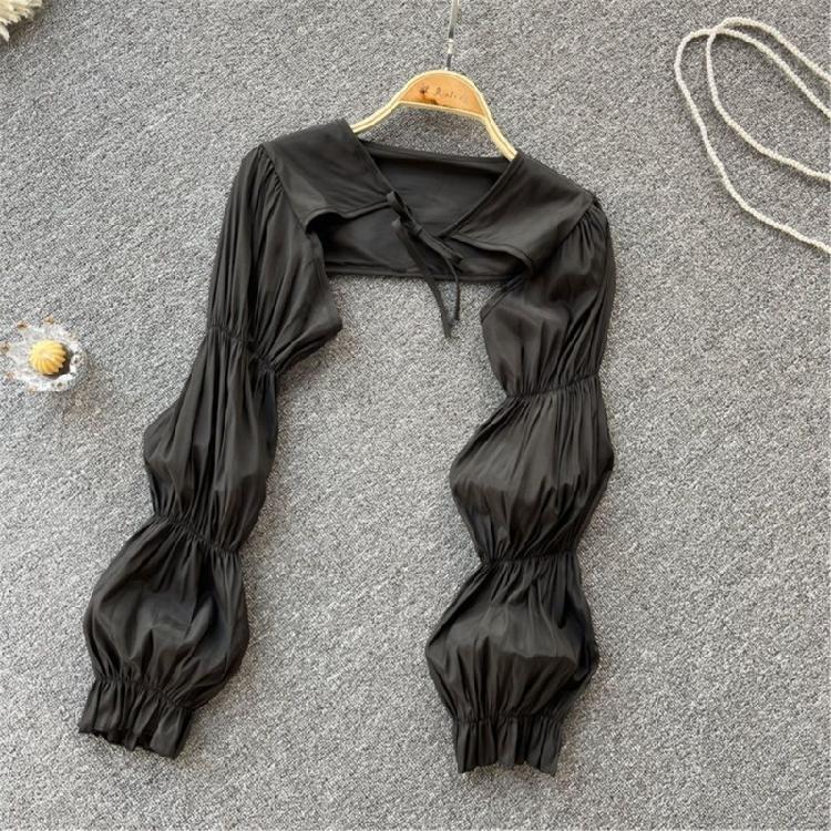 Fashionable Shoulder Wrap for Vacation Thin Shawl Scarf for Beach Sun Protective Shawl Wrap for Women with Long Sleeves