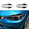 2 Pezzi Palpebre Sopracciglio Faro Malvagio Per BMW Serie 4 F32 F33 F36 M4 420d 420i 425d 430i 435i 440i 2013- ABS Lucido
