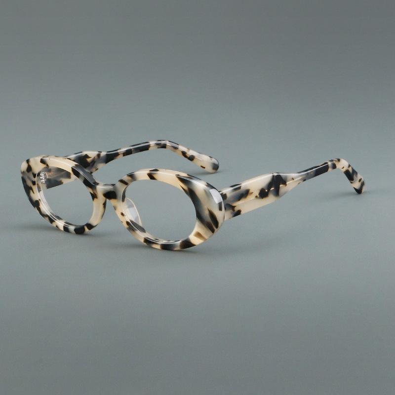 

2025 Brand Designer Fashion Trend Glasses Frame Women Myopia Reading Eyeglass Custom Men Optical Prescription Acetate Eyewear