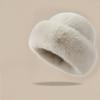 1pc Women's Winter Plush Bucket Hat, Women's Fashionable Thick Hat, Winter Warm Hat, Can Be Paired With Wool Coat, Winter Clothing Winter Outfits