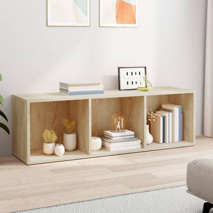 VidaXL Bookcase/TV Stand Sonoma Oak 36 X 30 X 114 Cm Chipboard