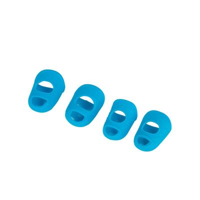 10 Peças Protetor de Ponta de Dedo para Guitarra Material de Silicone Confortável Macio 2,4x2,4x 2,8cm Proteção