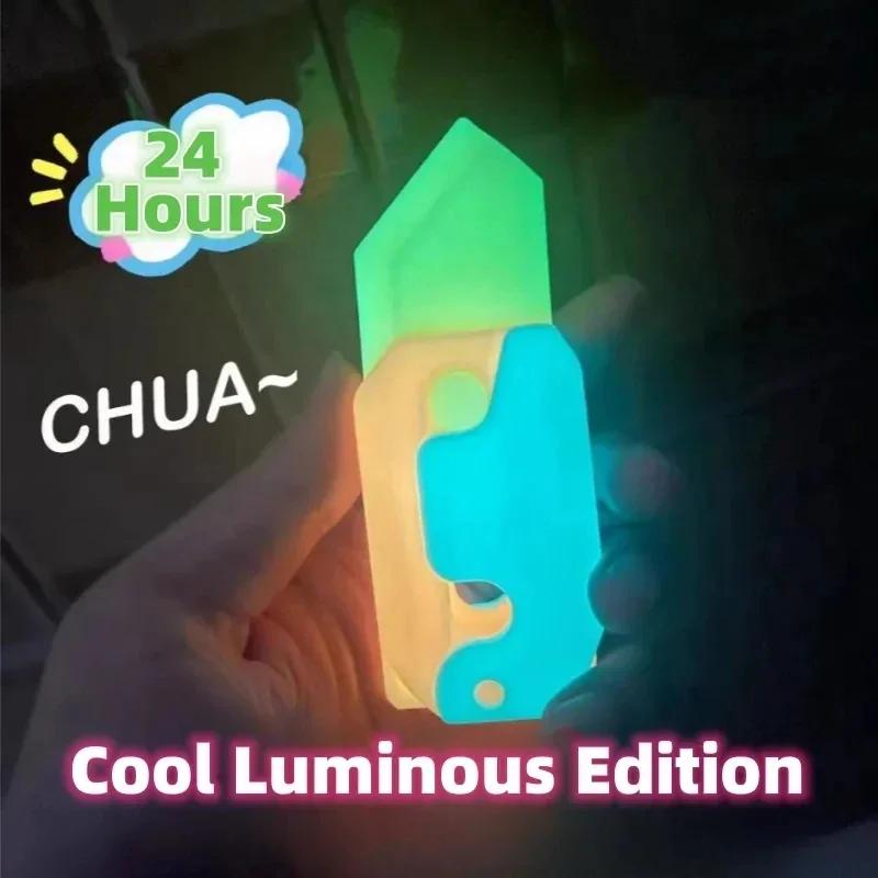 Grawitacyjny nóż składany z pazurem, nóż rzodkiewkowy, druk 3D, nóż grawitacyjny, mały nóż rzodkiewkowy, zabawka dekompresyjna typu push card, prezent świąteczny