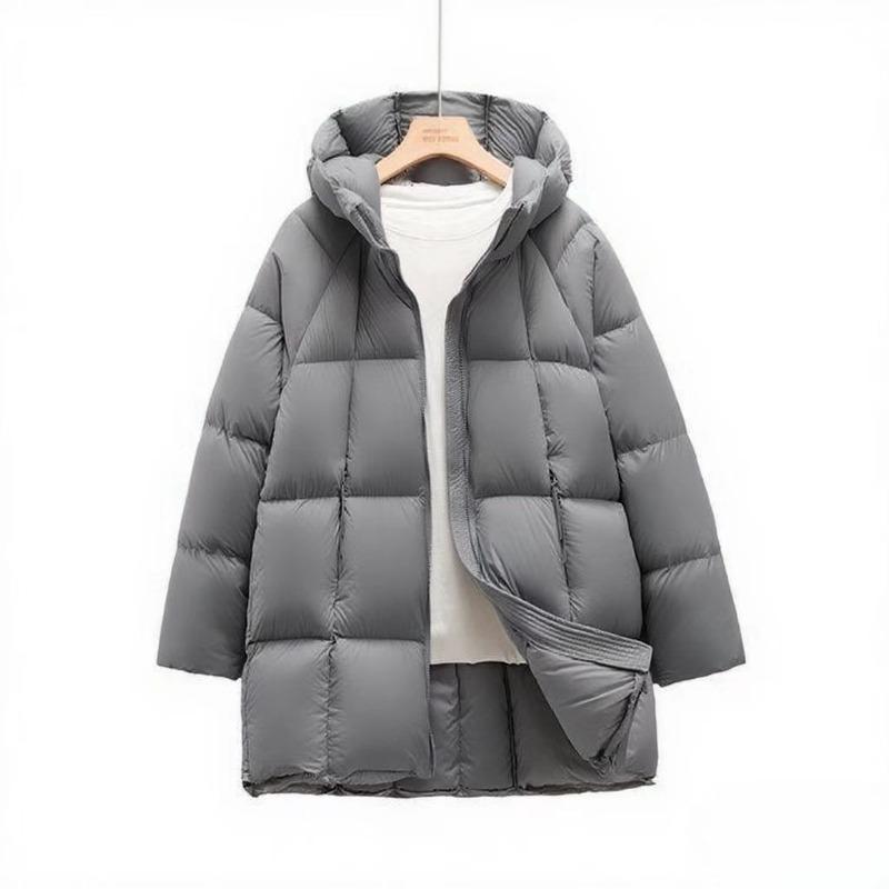 Cotton Clothes Women's Winter New Long Cloud Puffs Hooded Thickened Warm Jacket