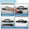 Door Handle Cover Protector for Chevrolet Trax 2024-2025 Glossy Black