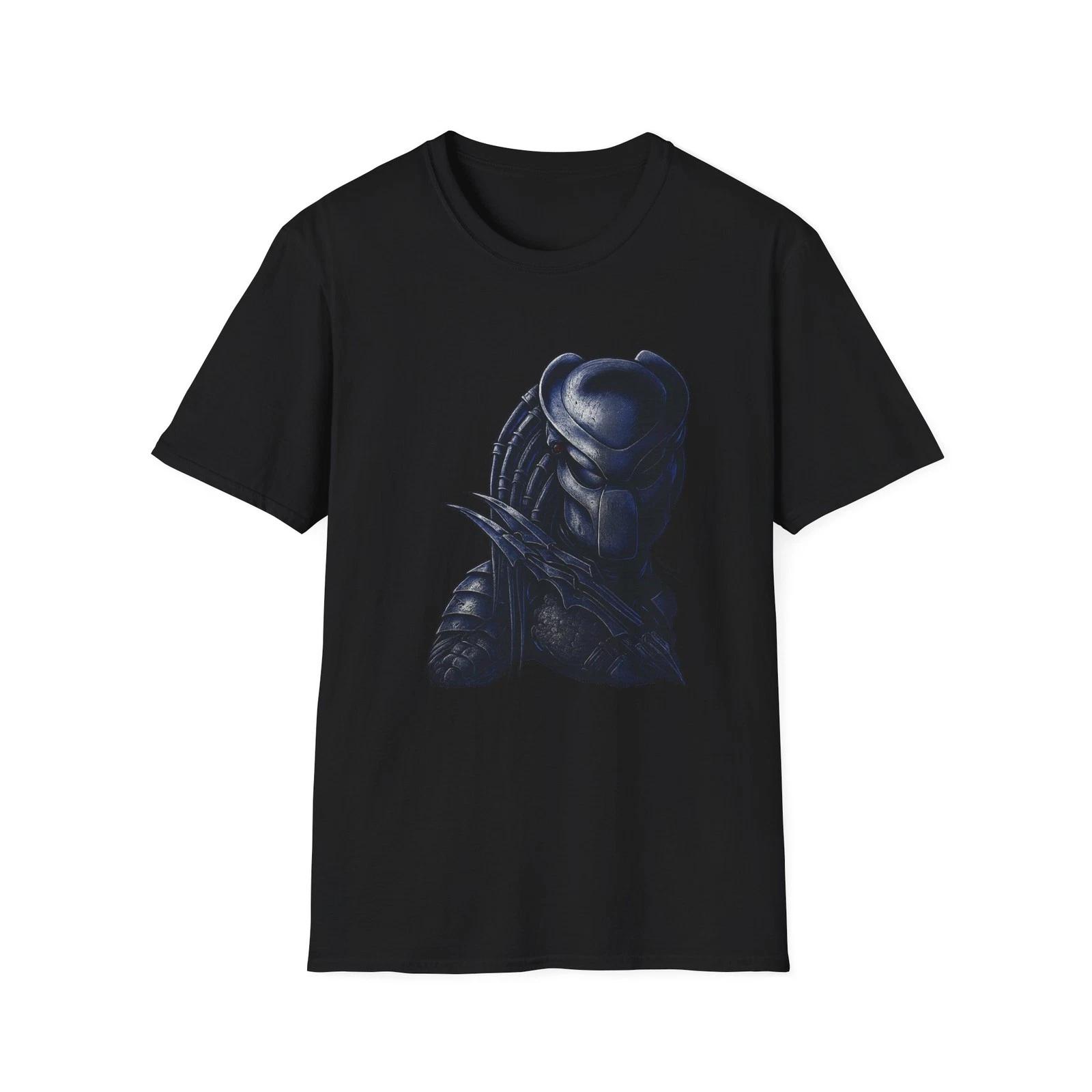 Predator Graphic Tee, Alien Movie Shirt, Sci-Fi Fan Gift, Gamer T-Shirt, Cool XXXL
