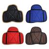 Saddle Pad Comfortable Horse Riding Equipment Shock Absorbing with Fixing Strap PU Leather Dressage Saddle Pads 55cmx45cm